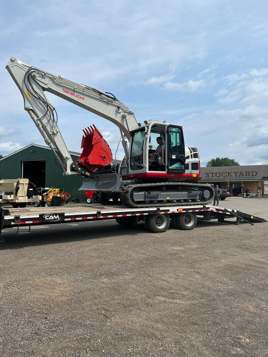 excavator delivery